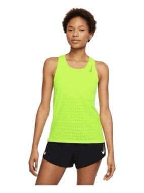 Nike NWOT AeroSwift Women’s Running Singlet Volt Green Size M
